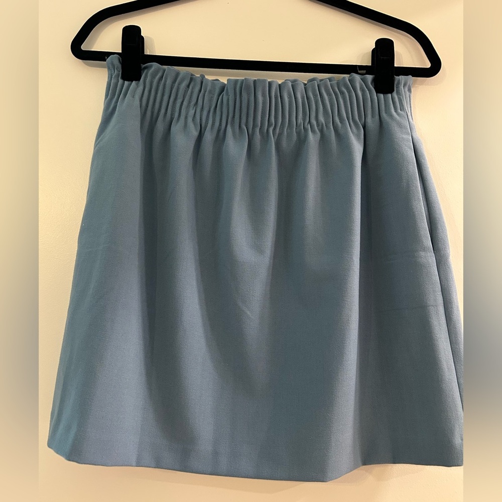 J. Crew Sky Blue Mini Skirt